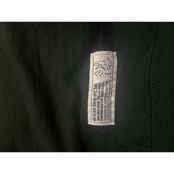 Men's Lil Peep Black Hoodie M with White Logo - Picture 5 of 7